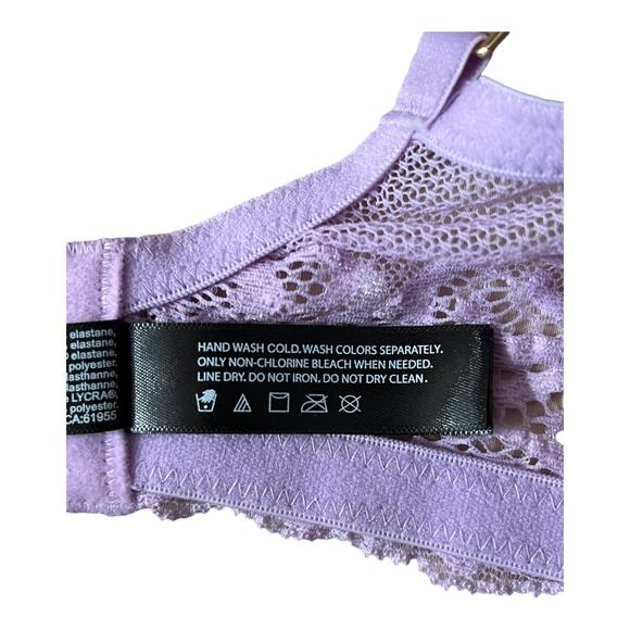 Natori bra 741299 Feathers full figure underwire purple size 34DD 34E - Picture 8 of 9